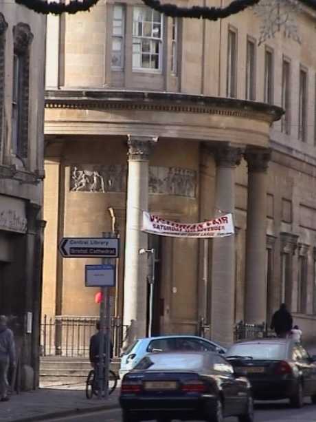 Entrance to Bristol Freemasons Hall, Park Street